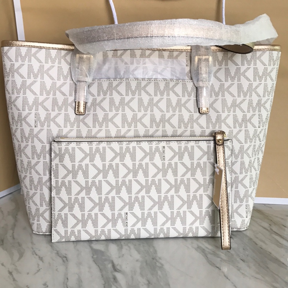 💕🎆Mk carryall tote set🎆medium/shoulder bag - Picture 4 of 7